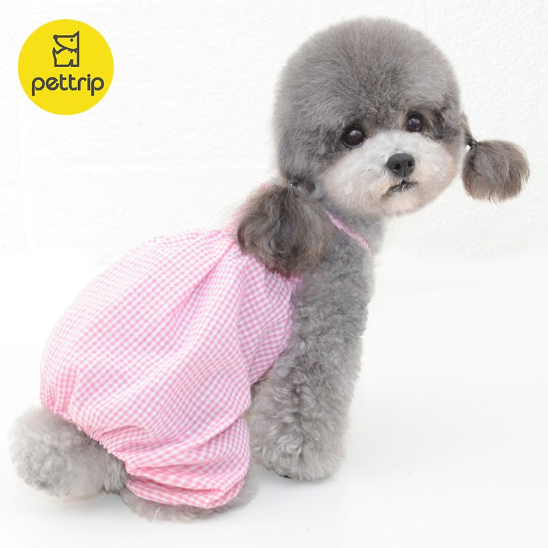 Beitu Dog Clothes 2024 New Arrival Pet Clothes Summer Pumpkin Pants Kitty Dress Teddy/Pomeranian Clothes