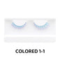 Colorful Fake eyelashes Halloween Makeup Products Blue Red Pink False Eyelashes Extension Colored Lashes make up Cosplay