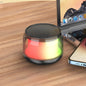 Mini Wireless Bluetooth Speaker LED Portable Subwoofer Color RGB Light Cool Speaker TWS 3D Surround Sound Speaker for Riding