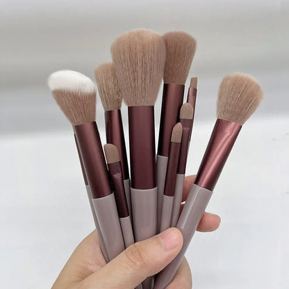 13 PCS/Lot Makeup Brushes Set Eye Shadow Foundation Women Cosmetic Powder Blush Blending Beauty Make Up Tool