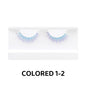 Colorful Fake eyelashes Halloween Makeup Products Blue Red Pink False Eyelashes Extension Colored Lashes make up Cosplay