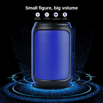 Portable Bluetooth Speaker 10M Wireless Range Travel Speaker Surround Stereo Sound Speaker Audio Playback for Outdoor Sports