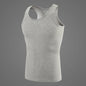 3/1 piece men's pure cotton vest fitness training jacket Four seasons solid color tight sleeveless T-shirt teenagers casual Joke