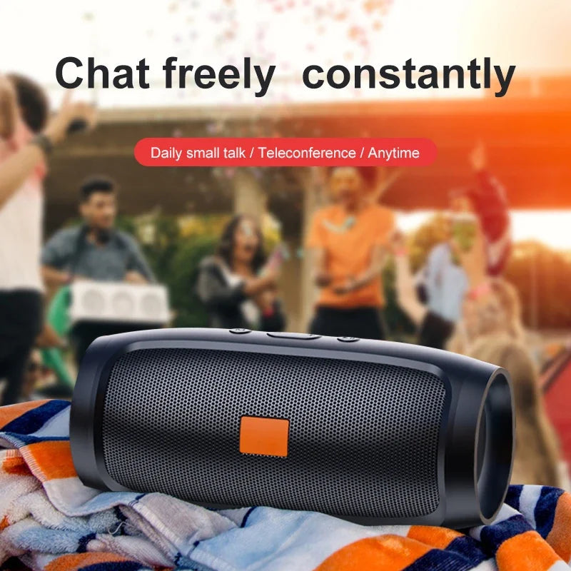 TF USB Bluetooth Speaker Dual Speaker Stereo Outdoor Tfusb Playback Fm Voice Broadcasting Portable Subwoofer Wireless Speaker