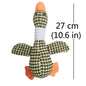 Cute Dog Plush Toys  Pet Duck Squeak Toy for Puppy  Sound Wild Goose Chew Toy for Small Middle Large Dogs Teeth Cleaning