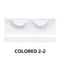 Colorful Fake eyelashes Halloween Makeup Products Blue Red Pink False Eyelashes Extension Colored Lashes make up Cosplay