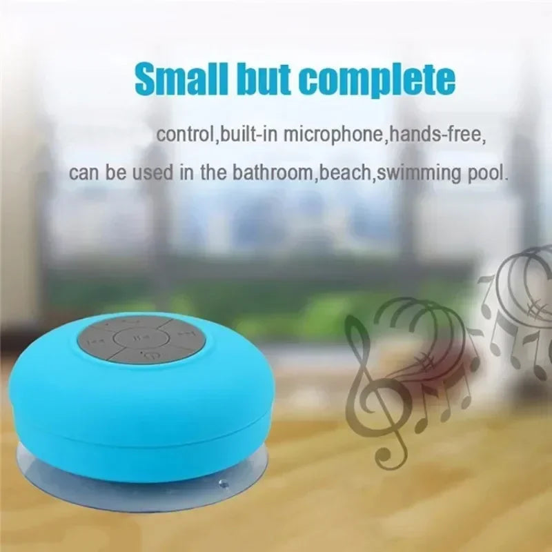 Mini Portable Bluetooth Speaker Wireless Waterproof Shower Bathroom for Phone Soundbar Hand Free Car Loudspeaker for Childs Gift