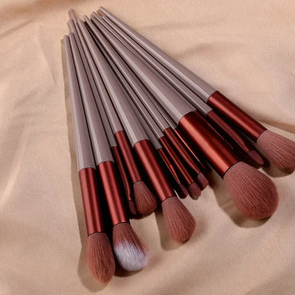 13 PCS Makeup Brushes Set Cosmetics tools instruments Eyeshadow Make-up for women Complete makeup kit Professional blush Beauty