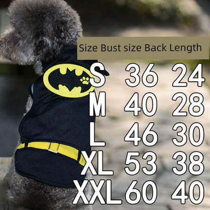 Pet Clothes Thin Summer Clothing Breathable Sun Protection Teddy Vest Dog Mesh Grid Mickey Panda Pet Costume