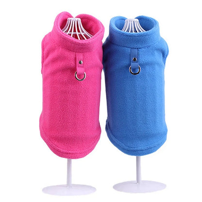 Autumn Winter Pet Dogs Clothes Fleece Warm Dogs Vest French Bulldog Coat Puppy For Small Dogs Chihuahua Pug Clothing