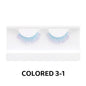 Colorful Fake eyelashes Halloween Makeup Products Blue Red Pink False Eyelashes Extension Colored Lashes make up Cosplay