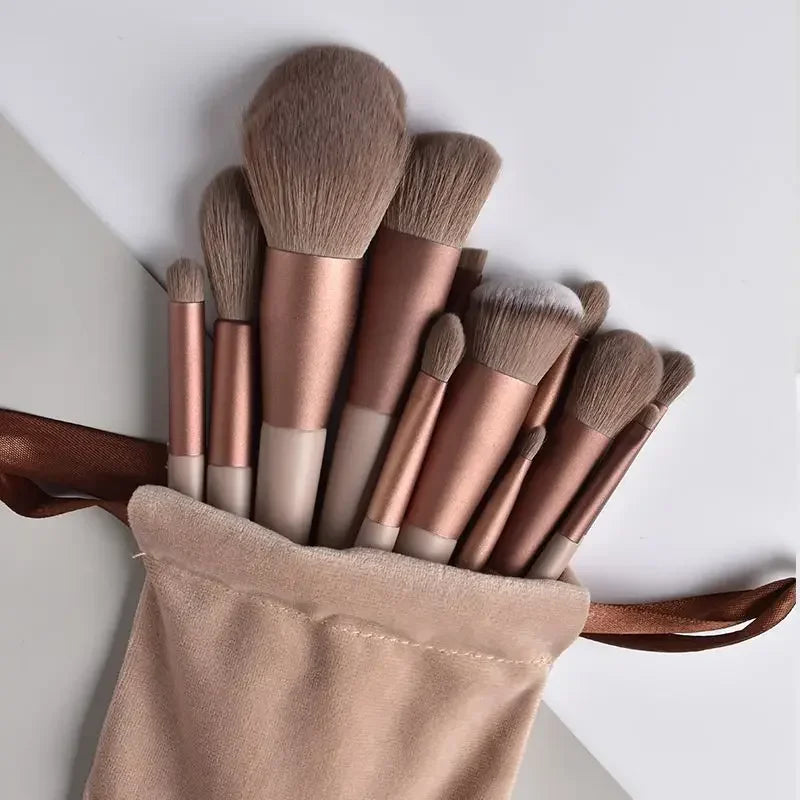 13 PCS Makeup Brushes Set Cosmetics tools instruments Eyeshadow Make-up for women Complete makeup kit Professional blush Beauty